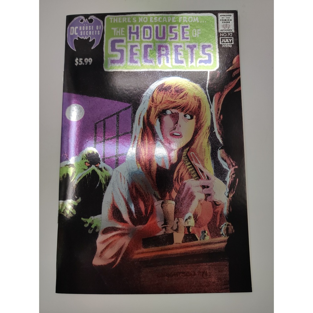 DC Comics House of Secrets 92 Facsimile Silver Foil Variant Swamp Thing 1st App